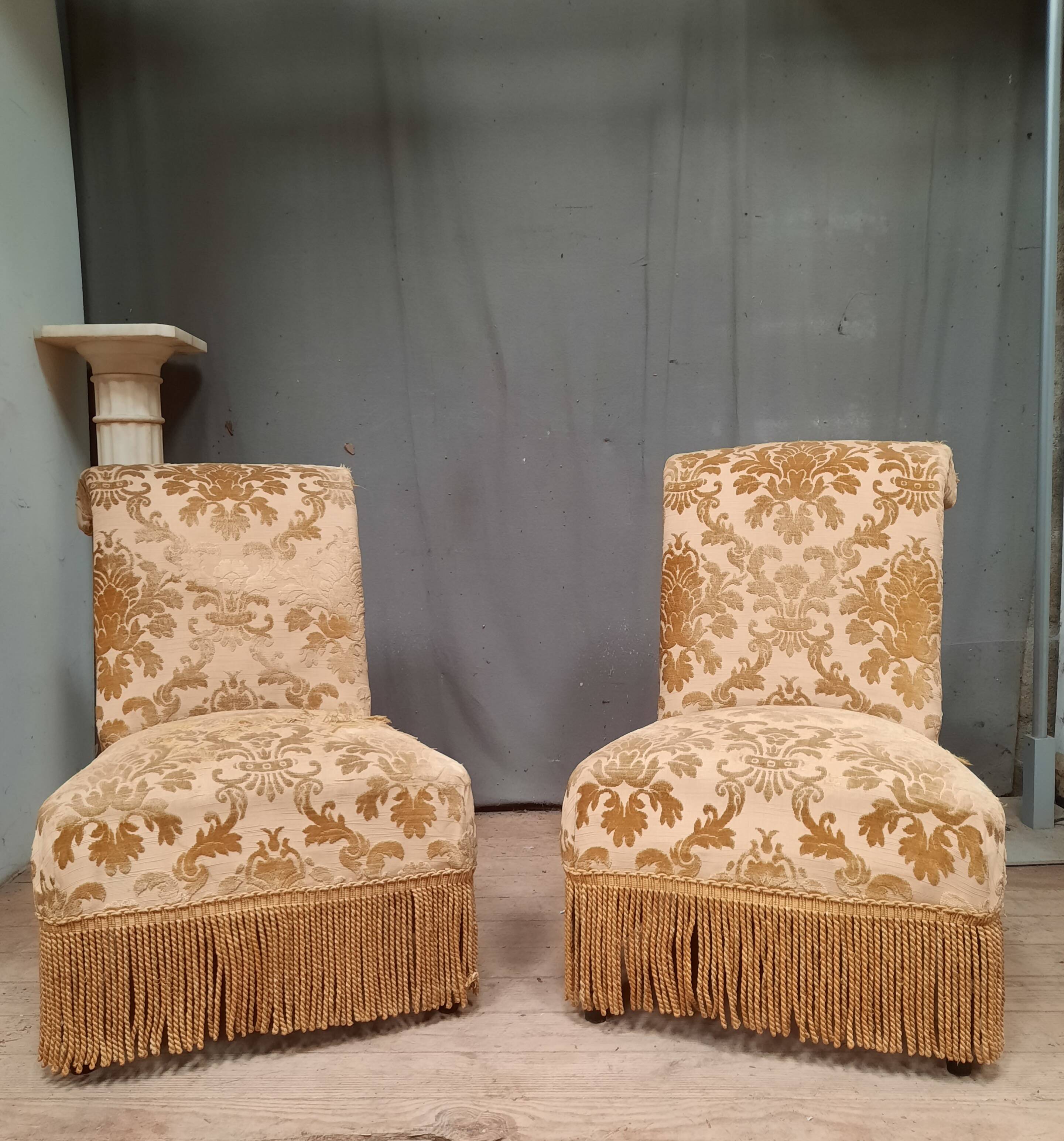 Pair of “toad” chairs