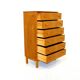 Commode "tallboy" en teck Suède 1960