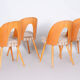 Four Antonín Šuman dining chairs - 1950s Czechia