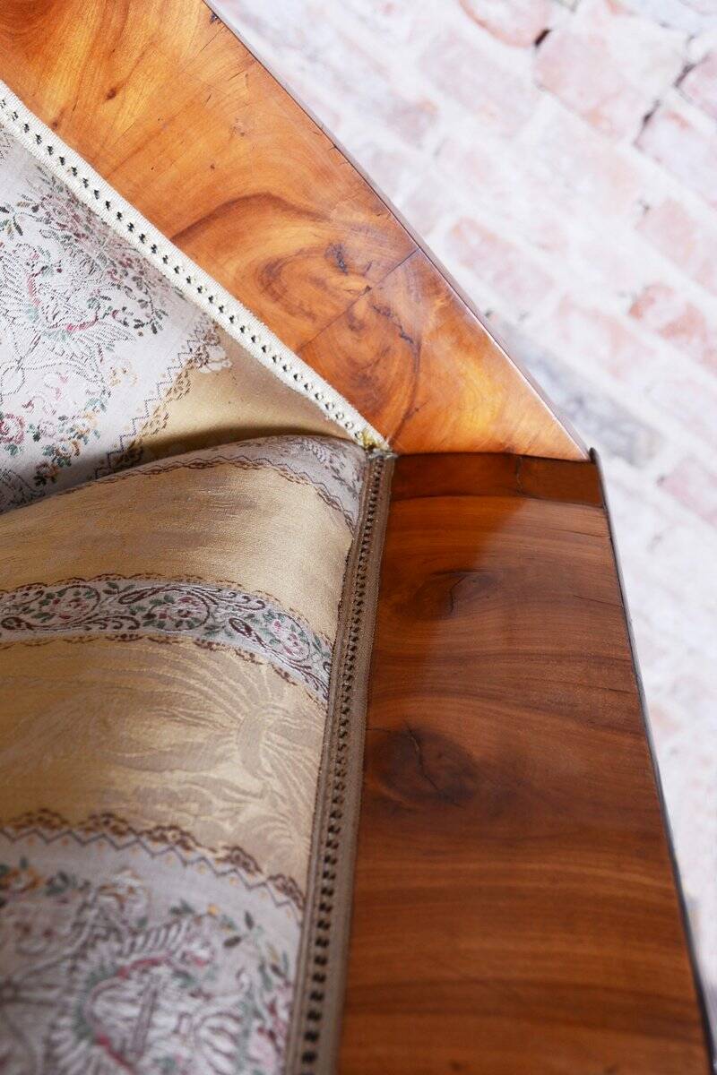 Biedermeier Cherrywood Sofa by Josef Danhauser, Austria, 1820s