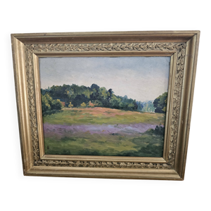 Tableau Huile sur Carton