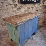 Craft furniture/Wooden kitchen island – France, 1930s