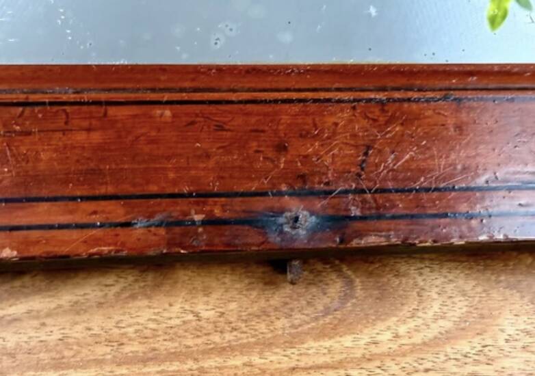 Ancien miroir en bois – style XIXᵉ