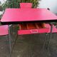 Table and chairs/stabonet in 60s formica