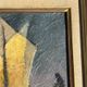 Oil painting on canvas by Louis Toffoli titled "The Floaters" on the back.