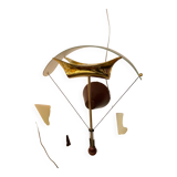 Vintage parachute sconce