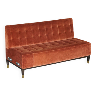 Chesterfield sofa bench Chelsea velvet George Smith