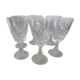 Six verres en cristal