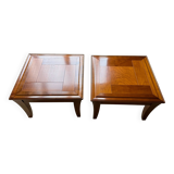 2 bouts de canapé en merisier Roche Bobois