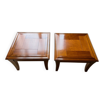 2 bouts de canapé en merisier Roche Bobois