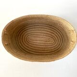 Braided fiber basket from the 60s