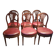 Set of 6 neo-classical chairs from the nineteenth century.