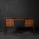 Classic vintage Scandinavian modern teak wood desk with drawers, 1960s