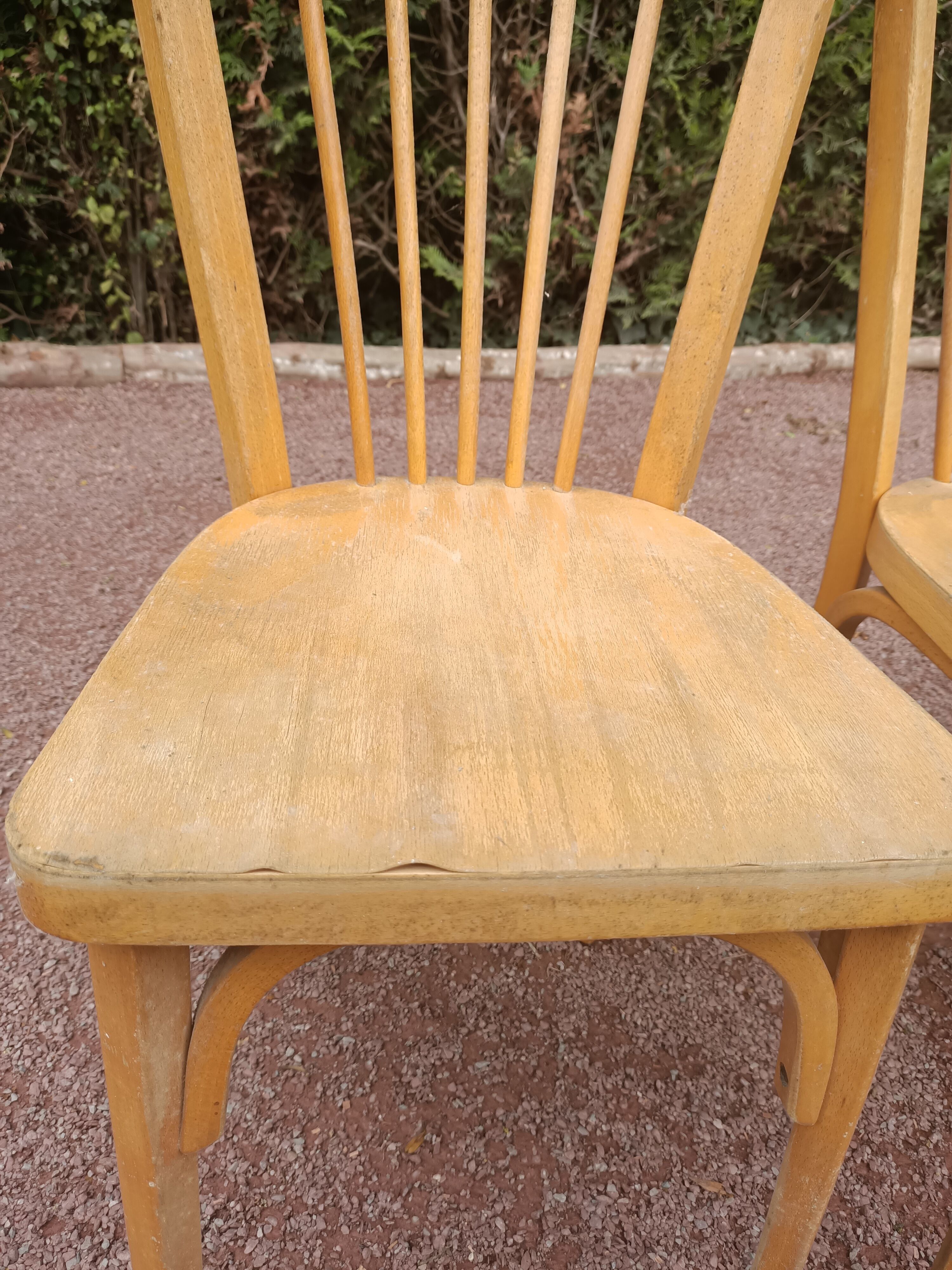 Set of Baumann bistro chairs