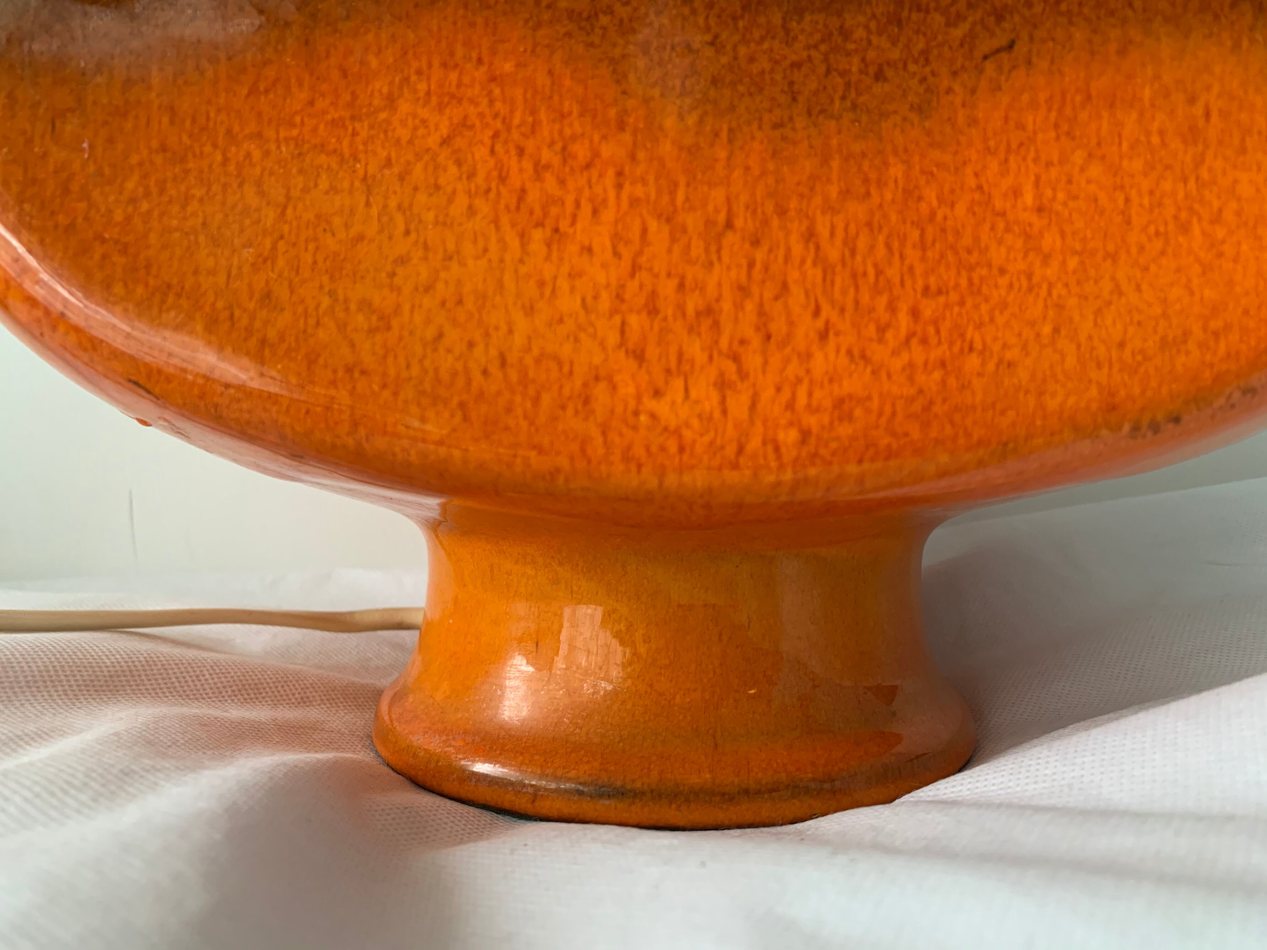 Pied de lampe céramique vernie Cari Zalloni pour Steuler 1970