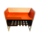 Modular bathroom shelf in plastic 70's