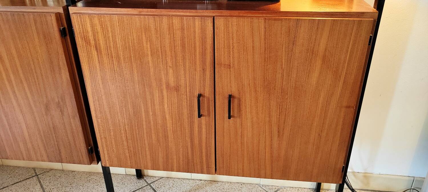 vintage Scandinavian teak bookcase