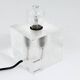 Cubic table or postmodern accent lamp in lucite, Italy, 1970s