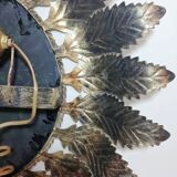 Metallic wall lamp