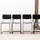 Vintage chair Pagholz in black ebony S