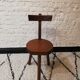 Chaise bois art populaire
