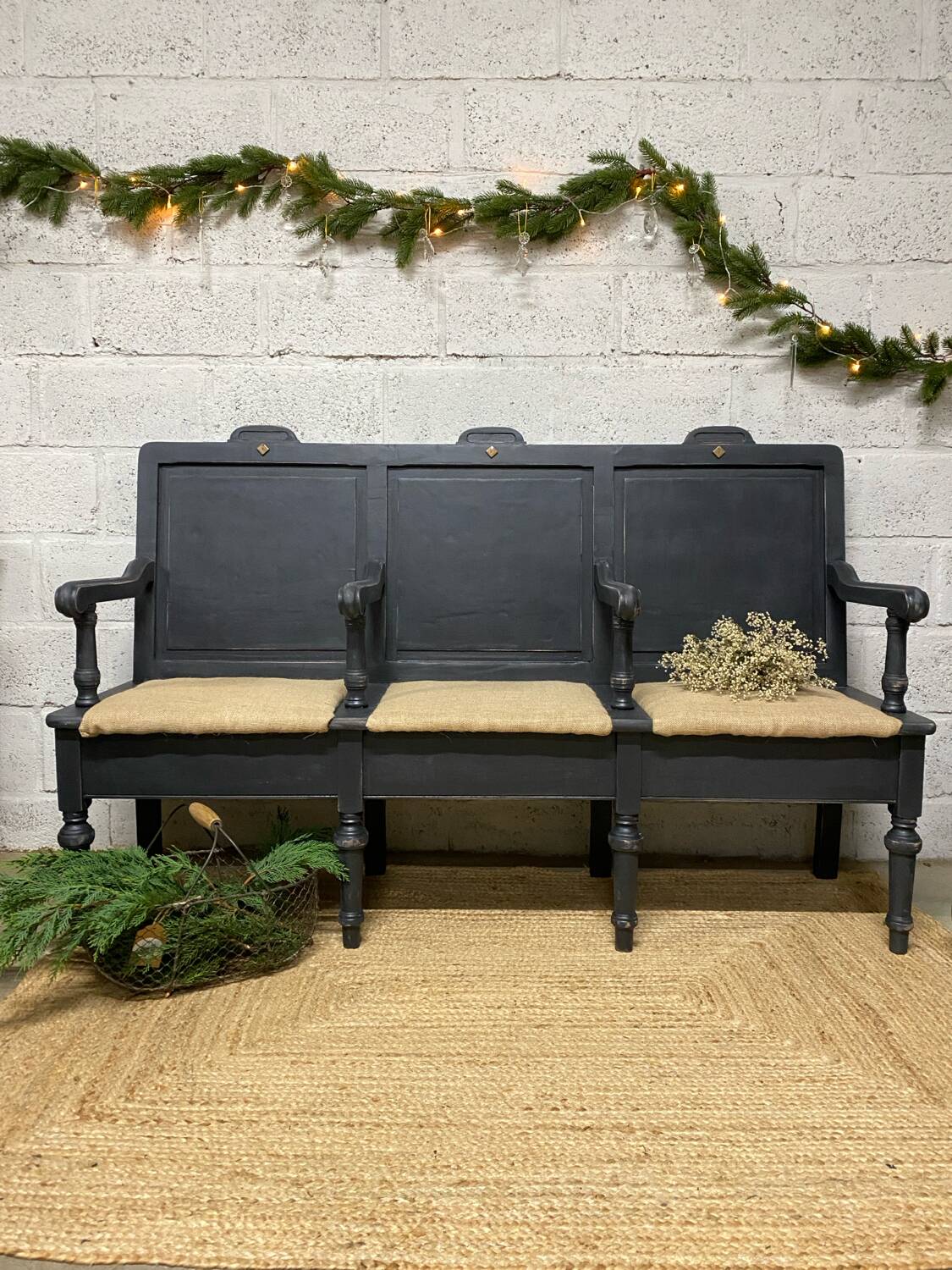 Renovated theatre bench