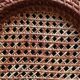Set of 6 wicker and rattan undertributions