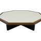 Vintage coffee table octagon design 1970s wenge octagon