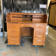 Double box oak cylinder desk early twentieth century (1930/1940)
