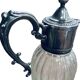 Aiguière verre et étain 1950