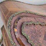 Louis XV style lady's desk in marquetry and bronze