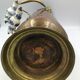 Copper umbrella holder and vintage porcelain handles