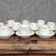 tea or coffee service in porcelain, Louis XV Rocaille style, 19th century