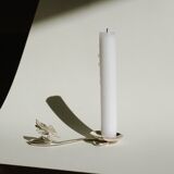 Silver-plated candle holder