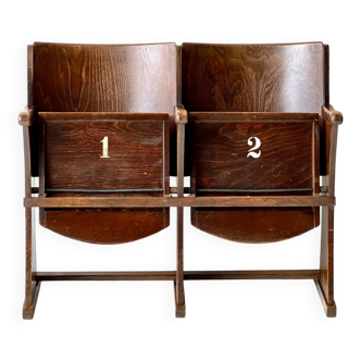 Fauteuil de cinéma double, années 1960