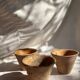 Ensemble de 3 pots à sève en terre cuite français