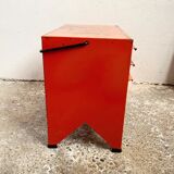Tool box - workshop maid - vintage orange