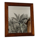 Mahogany mirror, 19th century