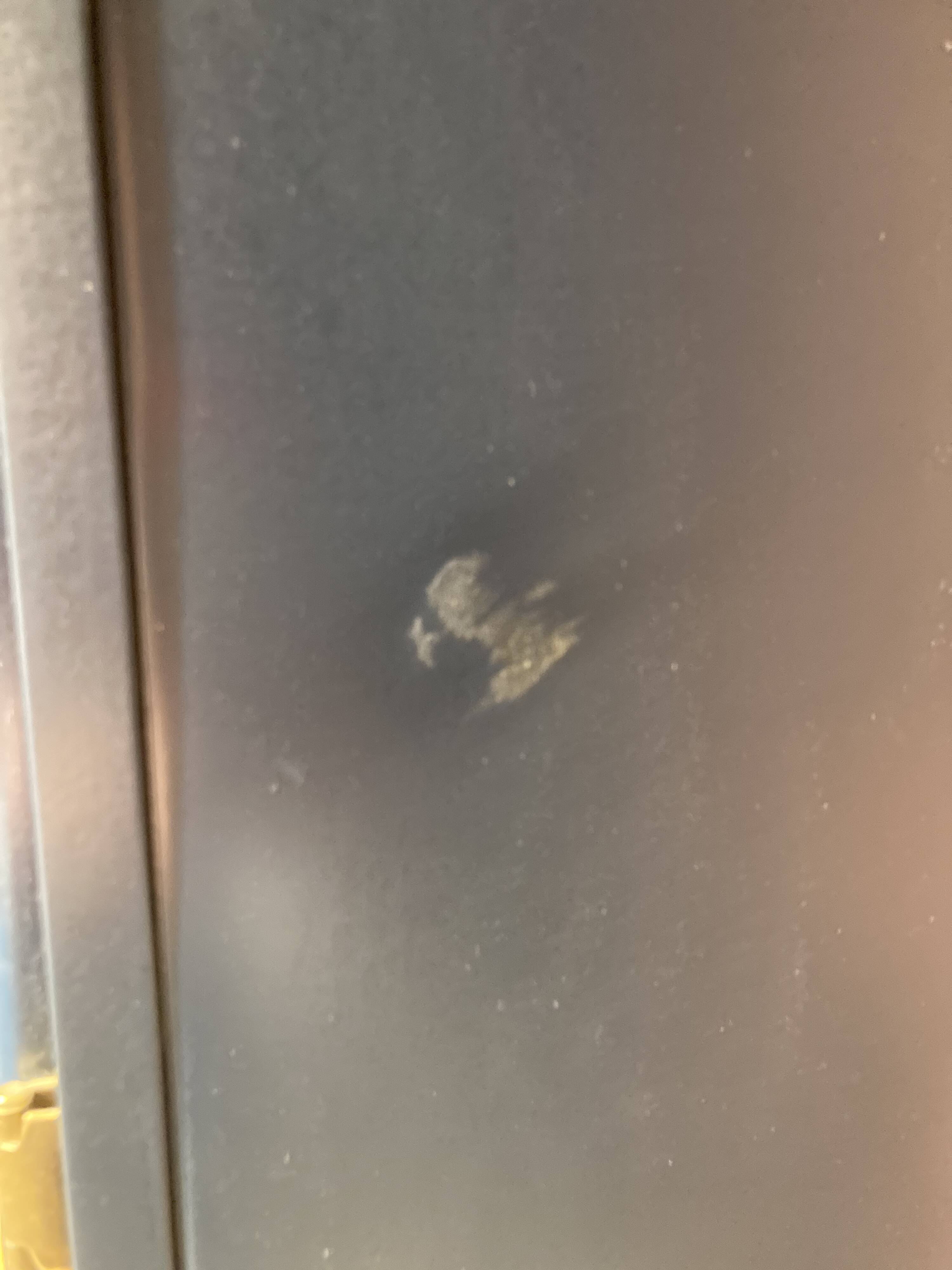 Blue painted wooden dresser