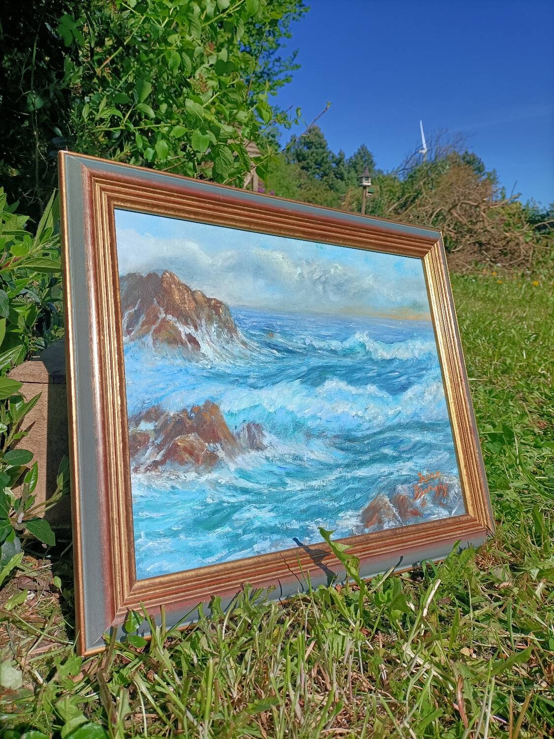 Painting/Canvas Rough Sea