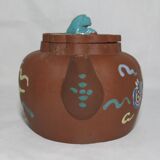 Old small Chinese Yixing terracotta teapot