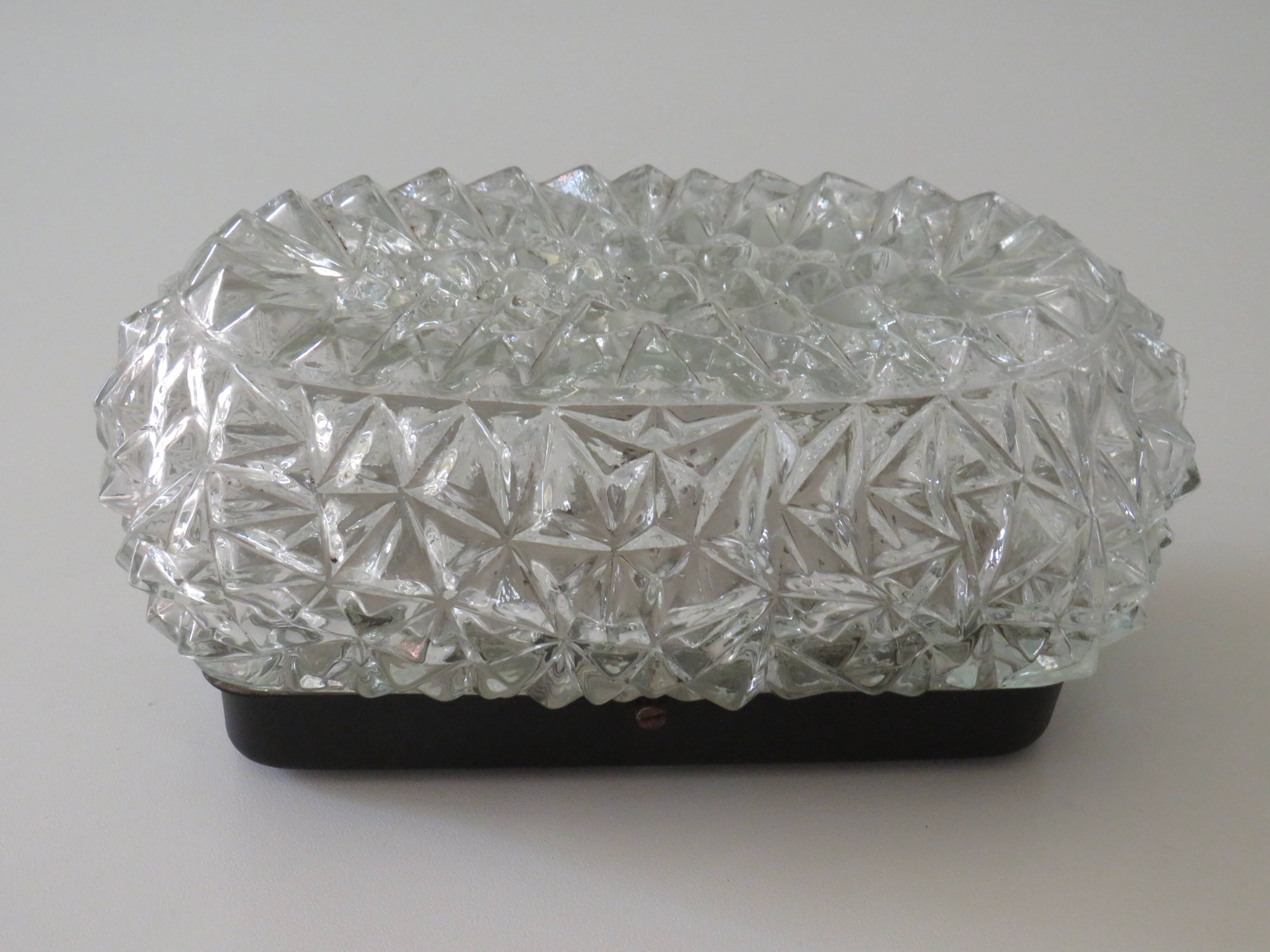 Mid-century oval wall lamp, Belgium 1960-1970