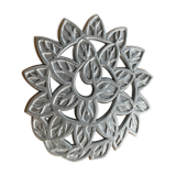 Metal underside foliage pattern