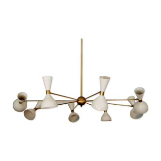 Chandelier in the style of Italian creations of the 50s