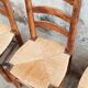 4 chaises brutaliste année 50