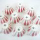 10 white ceramic coffee cups - Digoin 9604 France - vintage 50s