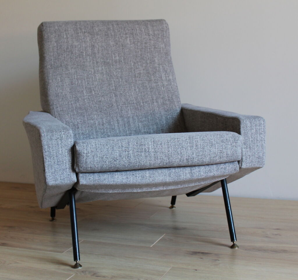 Pair of armchairs Troika by Paul Geoffroy and published by Airborne 50