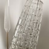 Pair of wall sconces from the 60s, gold metal and tulips.