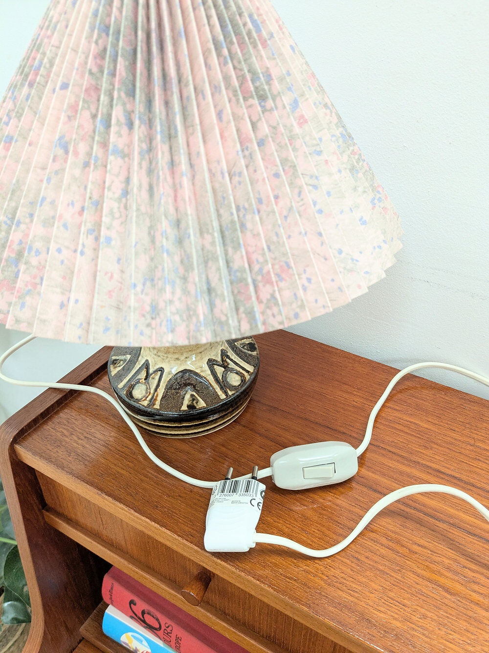 Lampe vintage en céramique