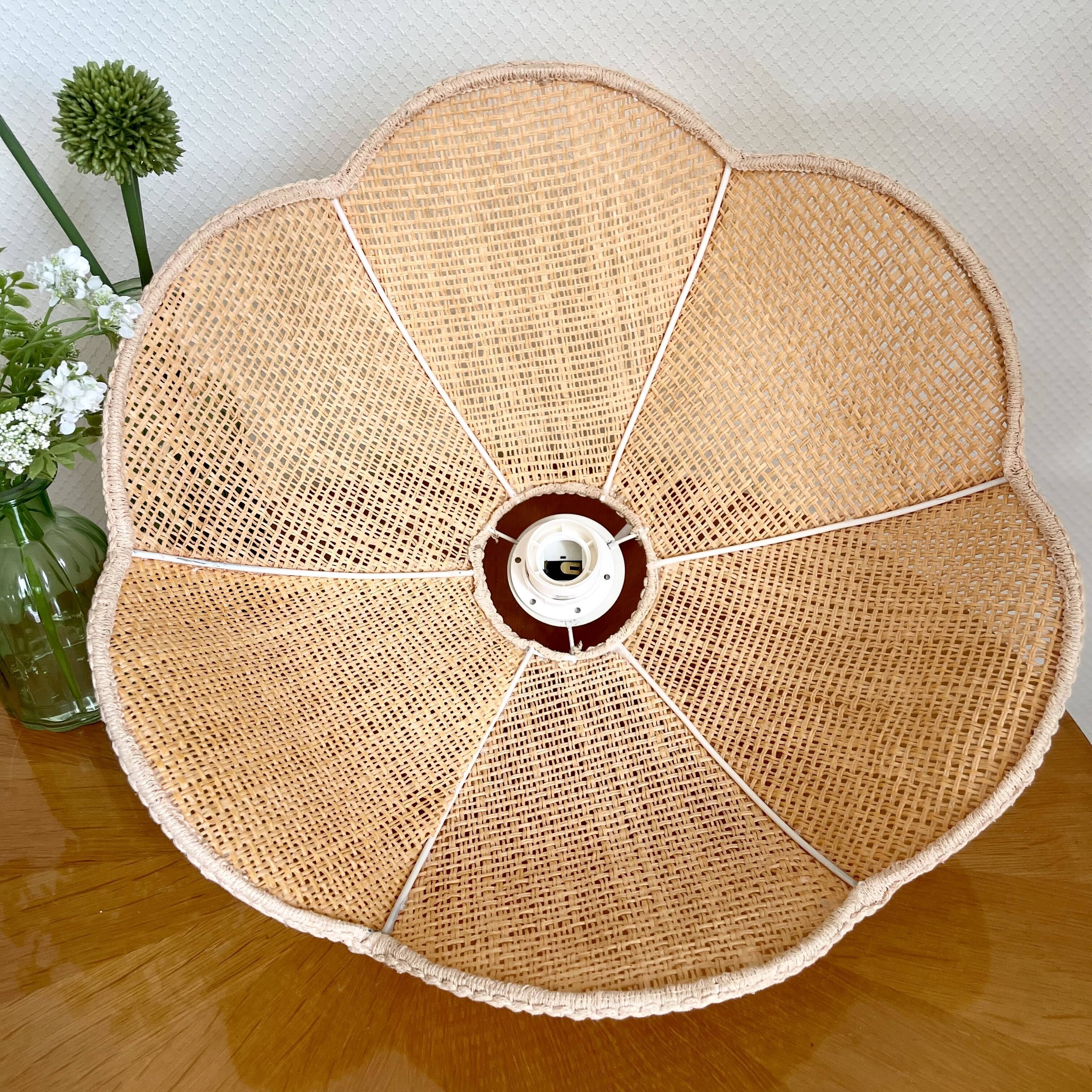 Suspension Rattan Vintage Rose Salmon